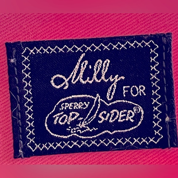 Milly for Sperry, multicolored canvas laceless dock shoe Size 9 Slightly worn - Picture 4 of 6